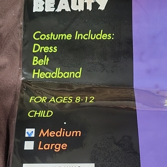 Native American Indian Style Brown Costume for Kids Size Medium - Picture 10 of 11